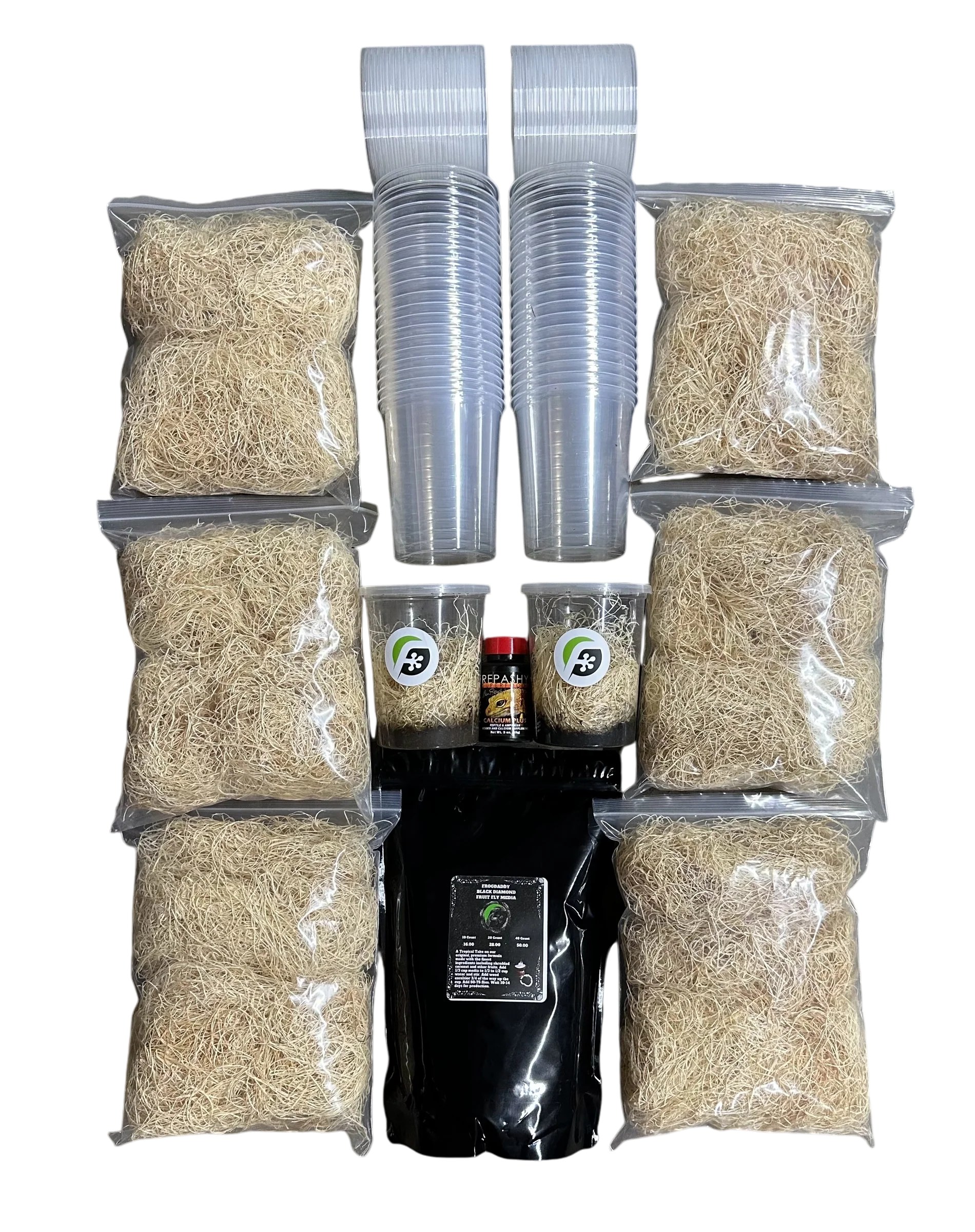 FrogDaddy Complete Black Diamond Fruit Fly Culturing Kit - Image 3