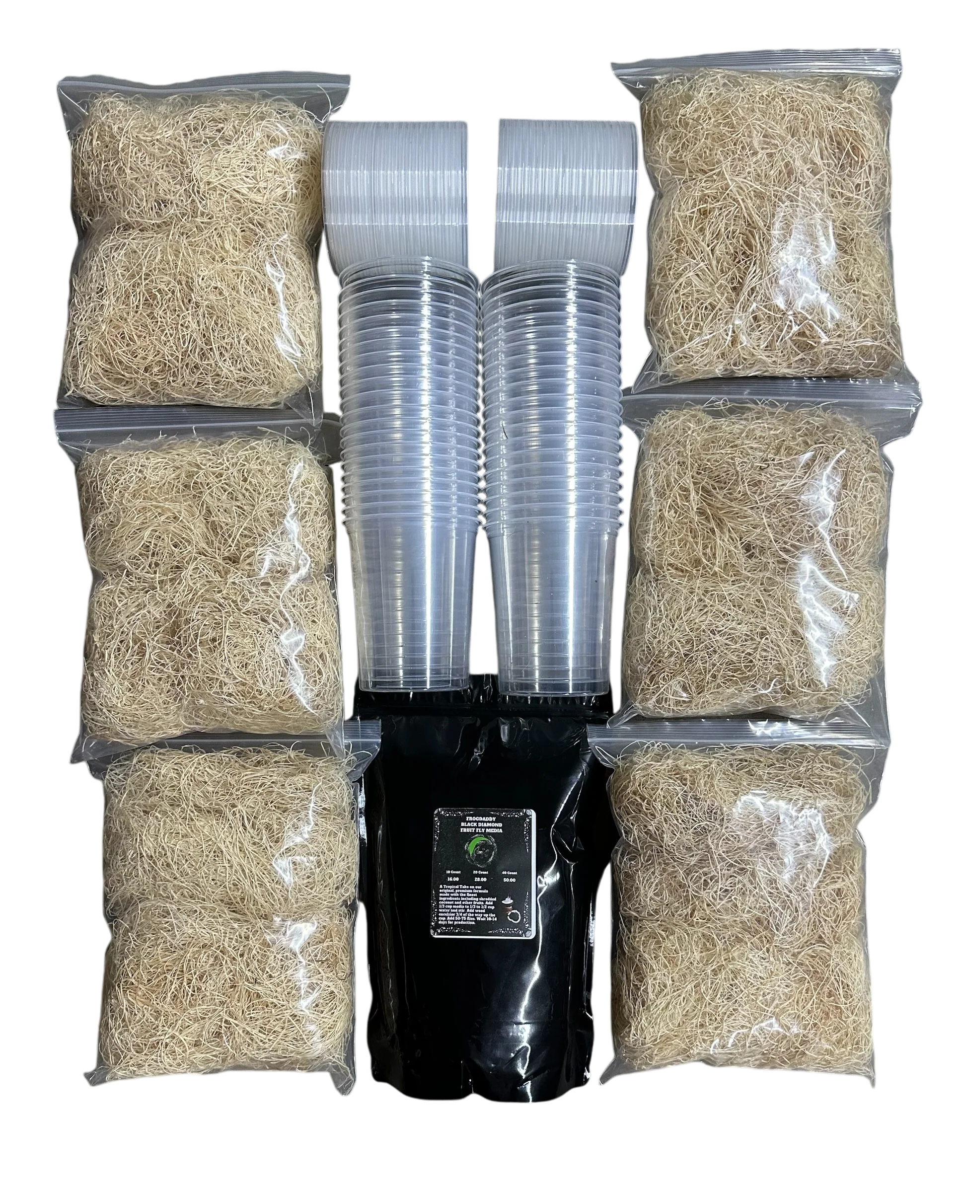 FrogDaddy Complete Black Diamond Fruit Fly Culturing Kit - Image 9