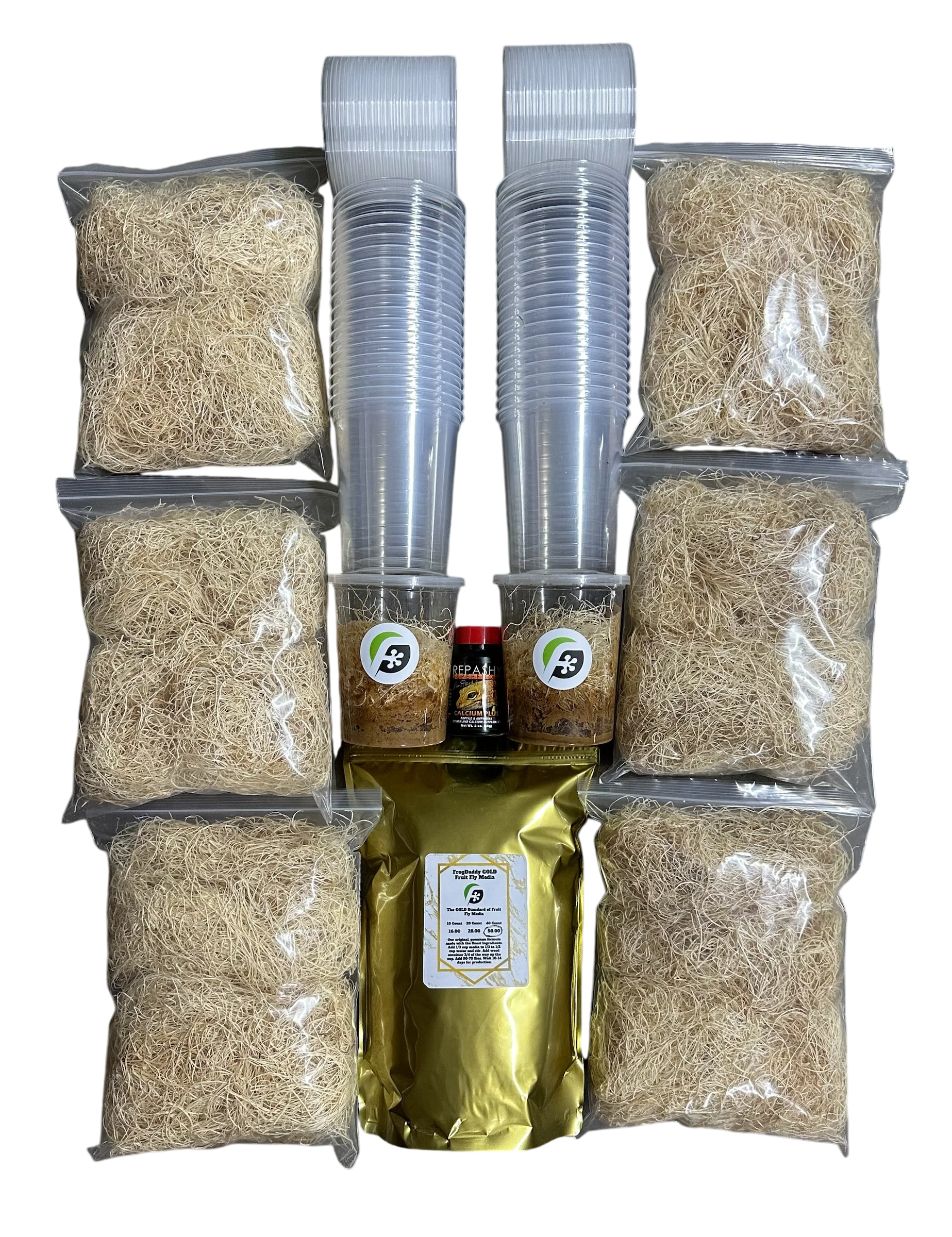 FrogDaddy Complete GOLD Fruit Fly Culturing Kit - Image 3
