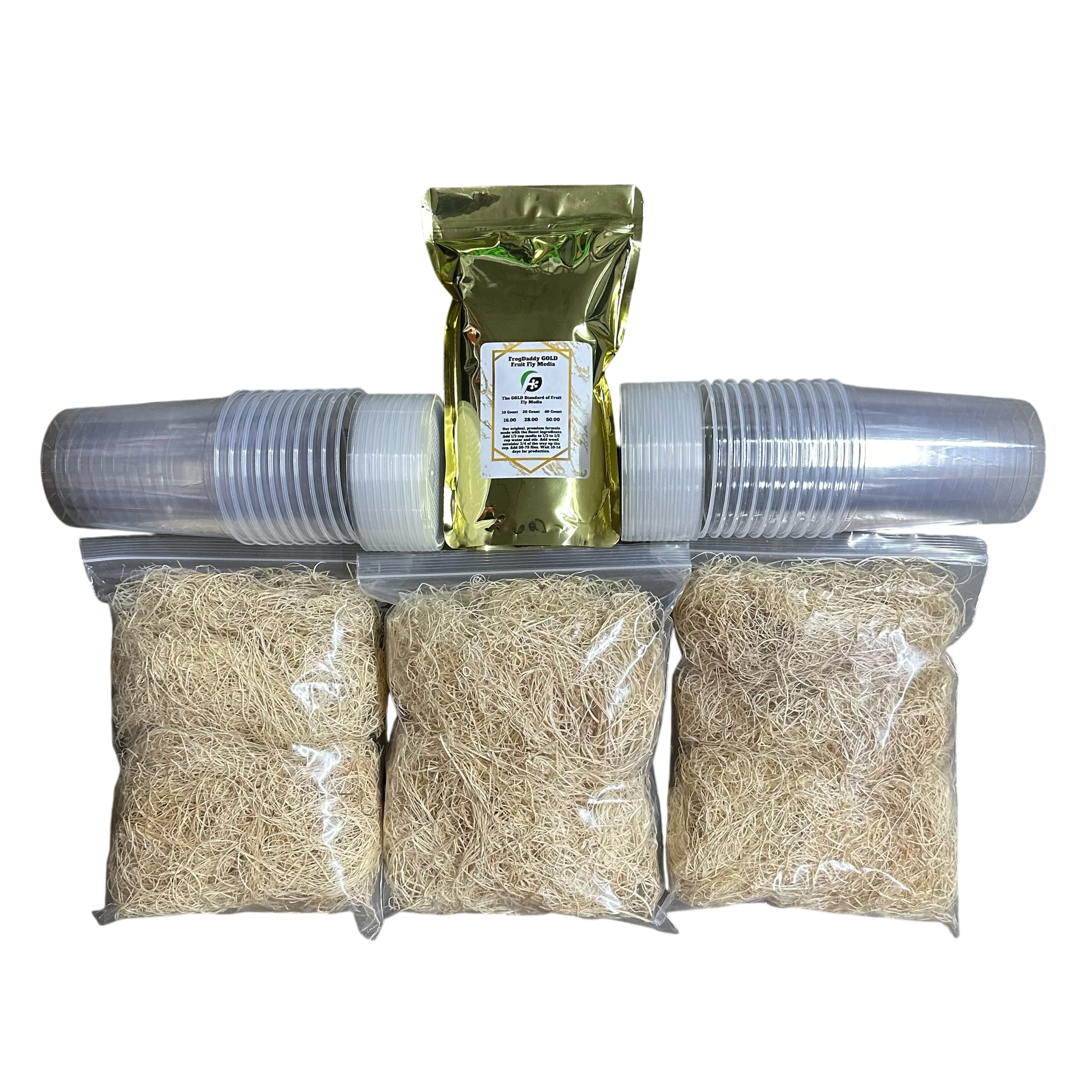 FrogDaddy Complete GOLD Fruit Fly Culturing Kit - Image 8