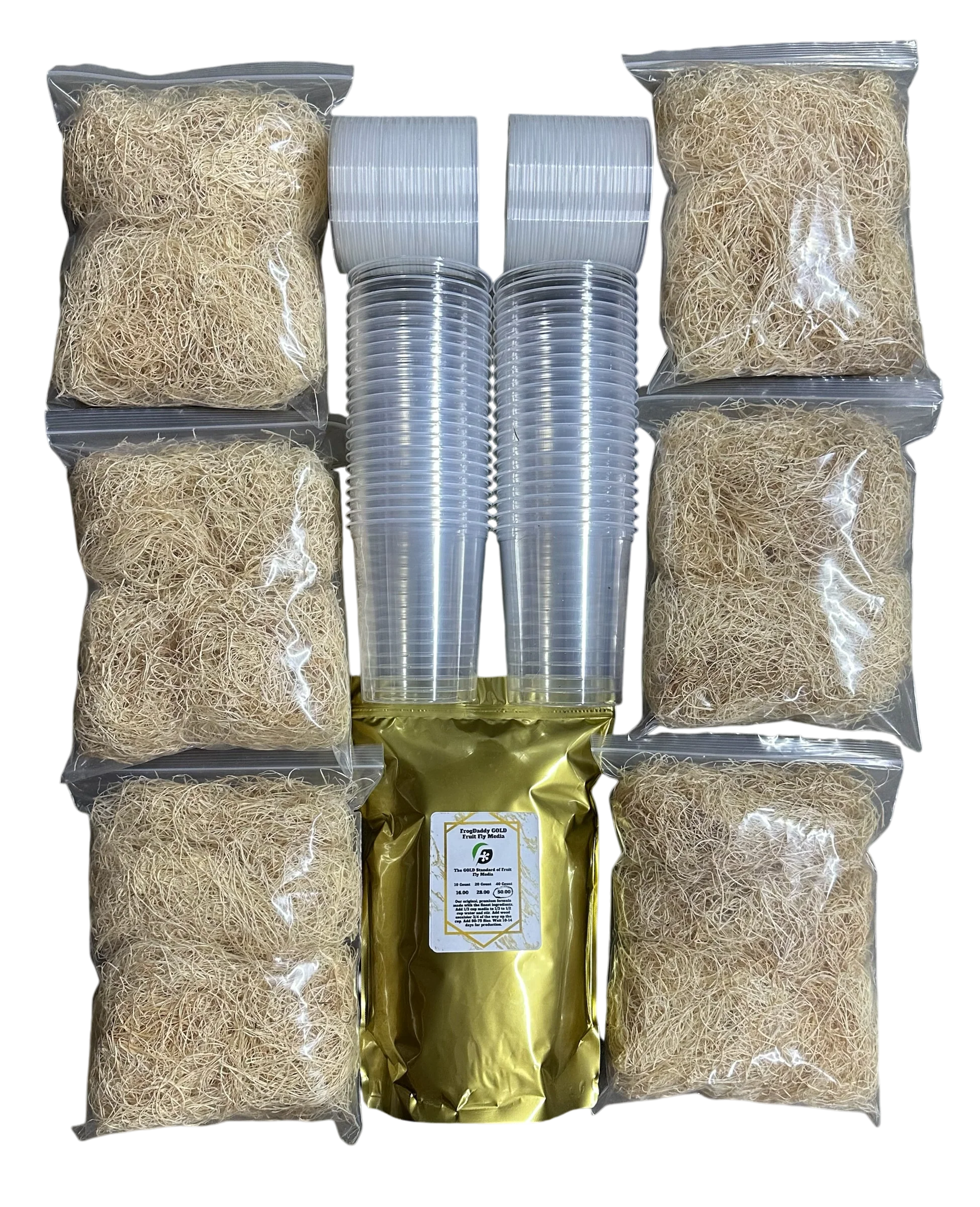FrogDaddy Complete GOLD Fruit Fly Culturing Kit - Image 9