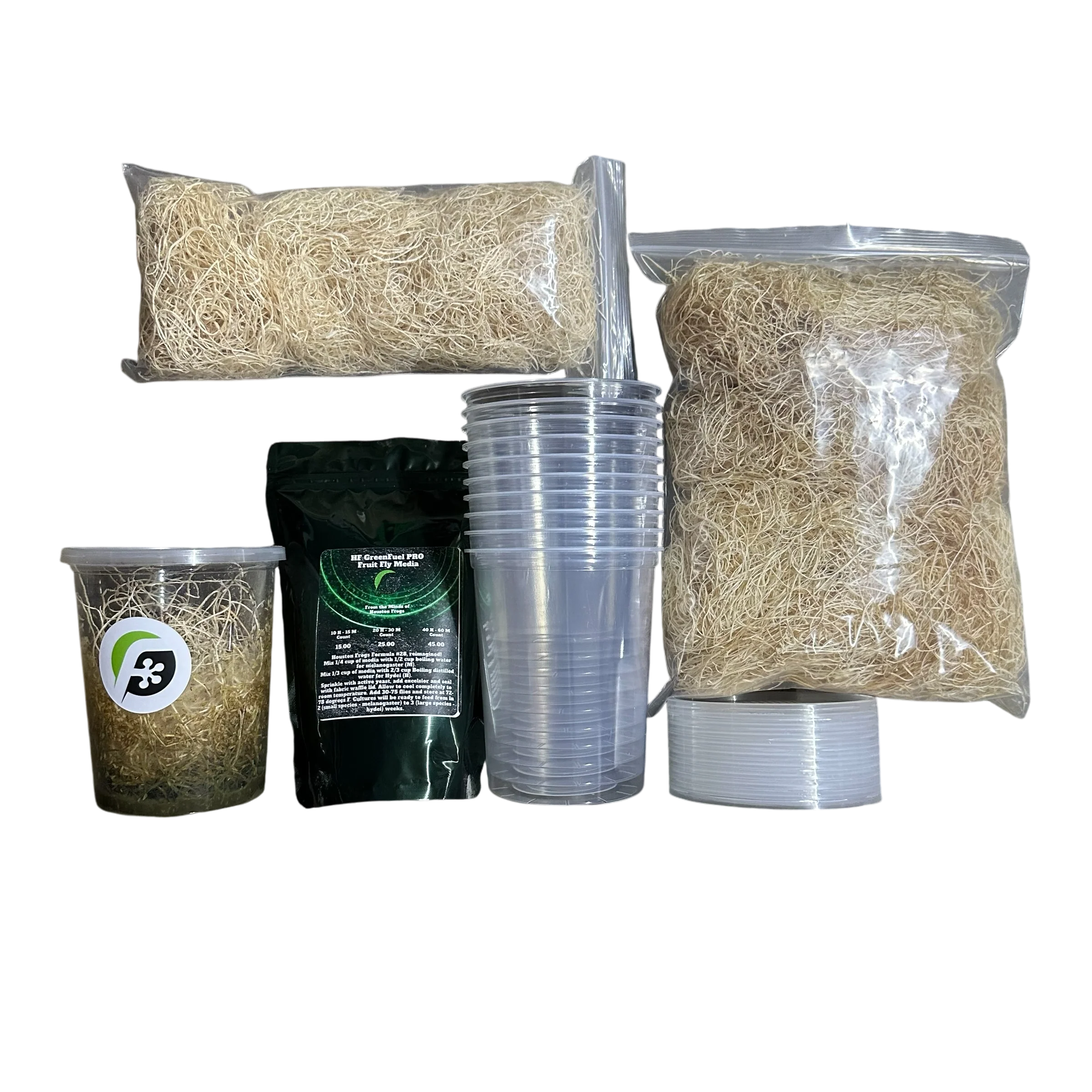 FrogDaddy Complete HF GreenFuel PRO Fruit Fly Culturing Kit - Image 4