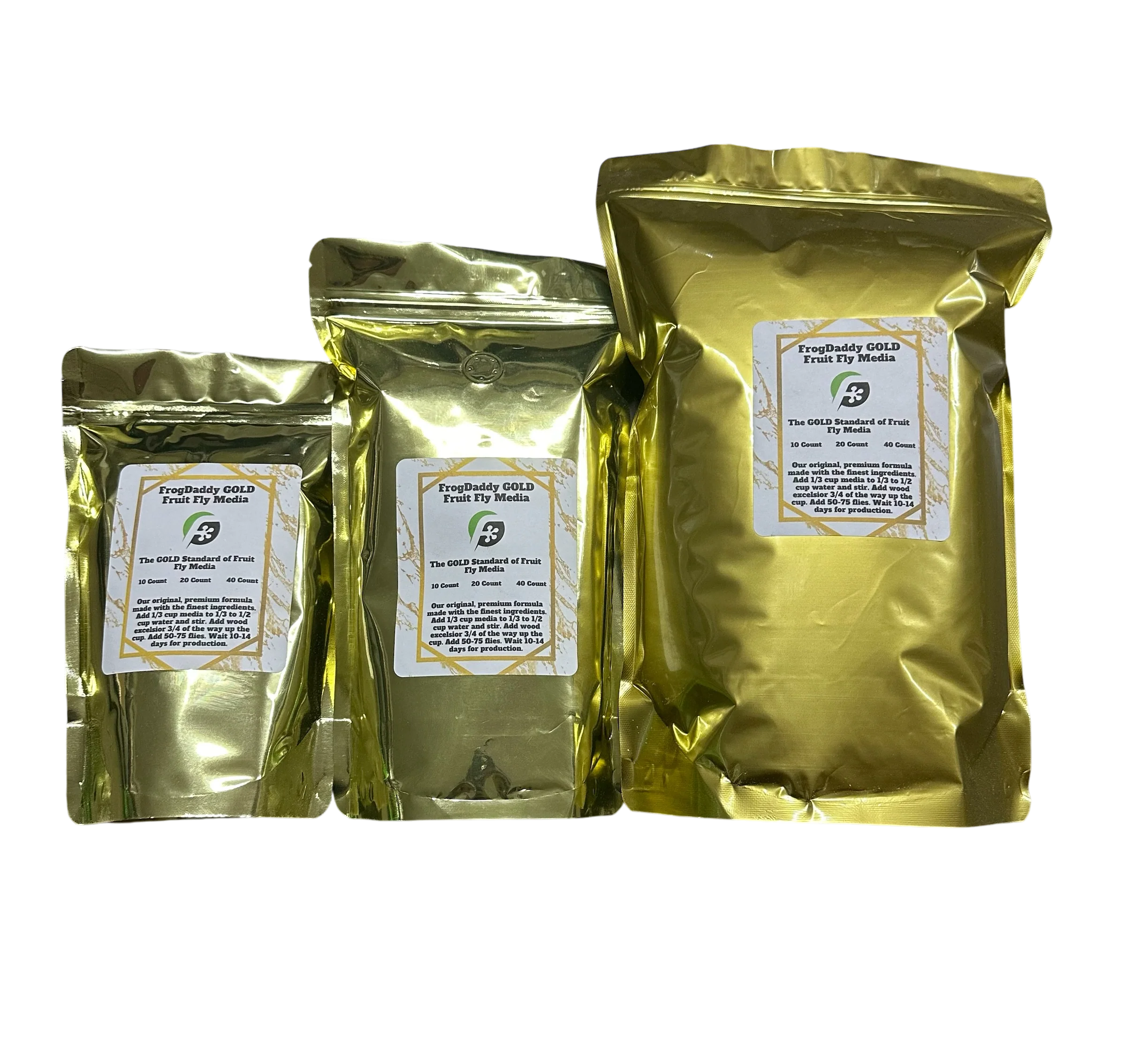FrogDaddy GOLD Fruit Fly Media - Read Description - Image 3