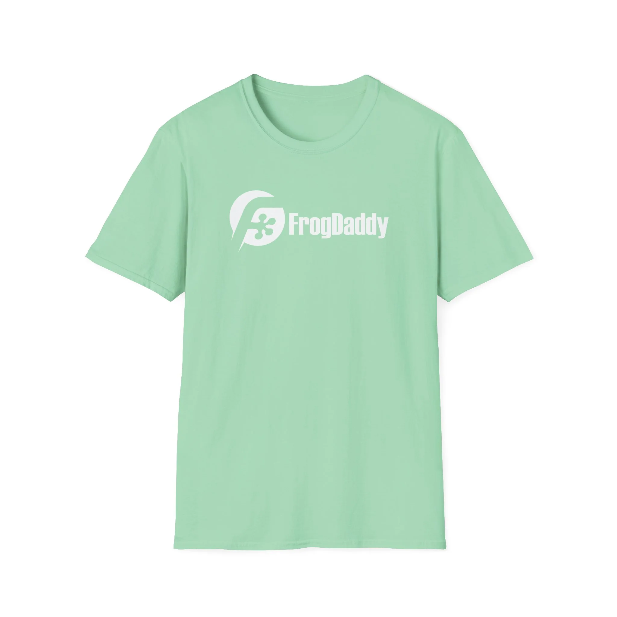 White Logo Unisex Softstyle T-Shirt - Image 3