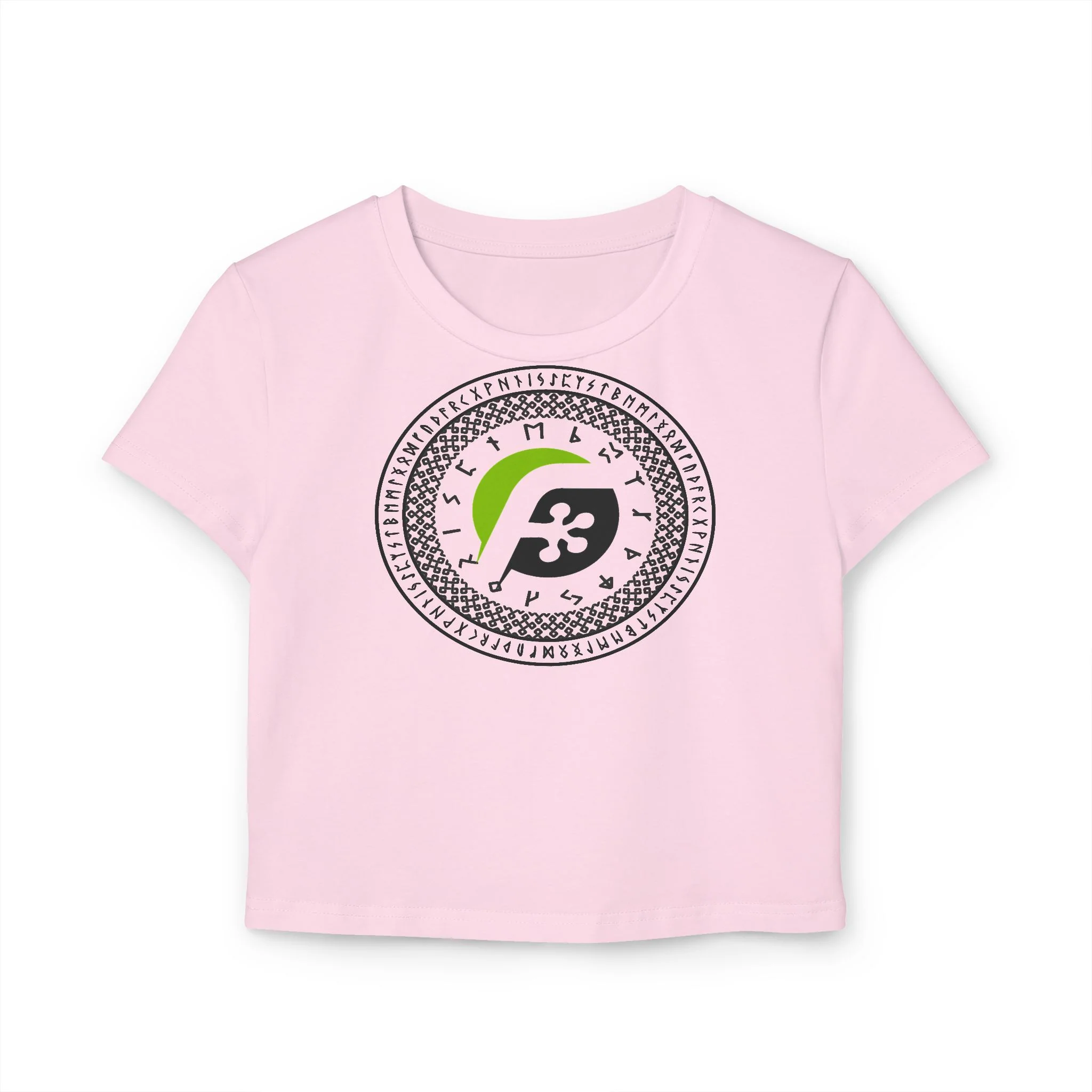 Women's Baby Tee Crop Top - RUNIC - Image 2