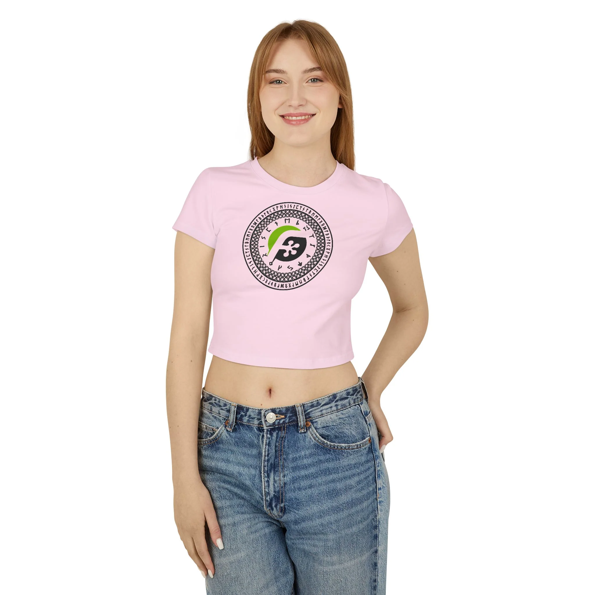 Women's Baby Tee Crop Top - RUNIC - Image 8